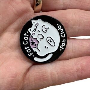FAT CAT FAN CLUB Enamel Pin